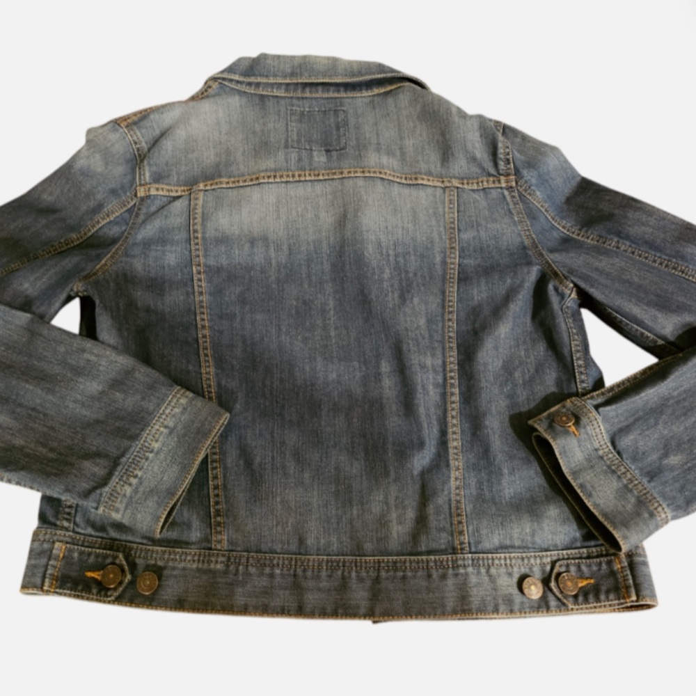 Talbots Soft Cotton Denim Jacket Euc - image 2